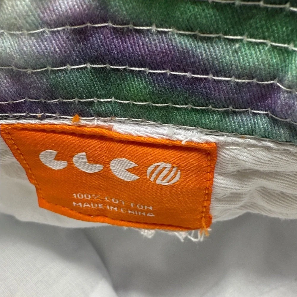 Green and Orange Tie Dye Style Bucket Hat Kids